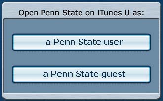 penn state iTunes U web page